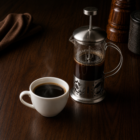 French Pres Filtre Kahve Aromalı